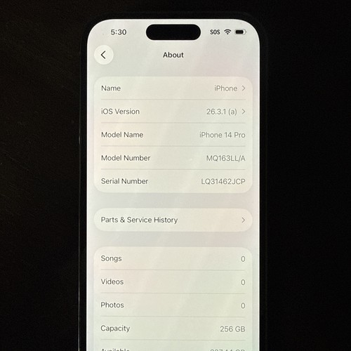 Apple iphone pro unlocked - 14,